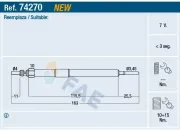 Glühkerze 7 V FAE 74270