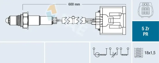 Lambdasonde vor Katalysator FAE 75089 Bild Lambdasonde vor Katalysator FAE 75089
