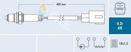 Lambdasonde FAE 75603 Bild Lambdasonde FAE 75603