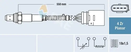 Lambdasonde FAE 77148 Bild Lambdasonde FAE 77148