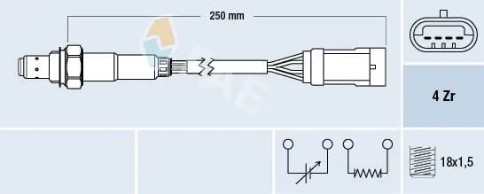 Lambdasonde FAE 77151 Bild Lambdasonde FAE 77151