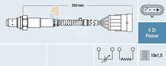 Lambdasonde FAE 77223 Bild Lambdasonde FAE 77223