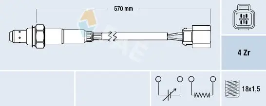 Lambdasonde FAE 77289 Bild Lambdasonde FAE 77289
