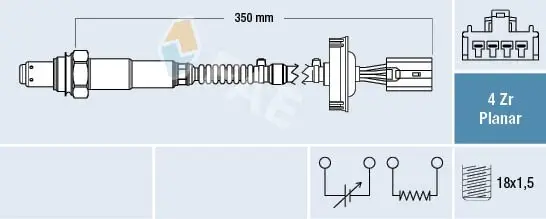 Lambdasonde nach Katalysator FAE 77451 Bild Lambdasonde nach Katalysator FAE 77451