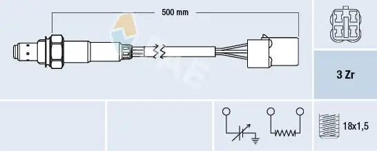 Lambdasonde FAE 77479 Bild Lambdasonde FAE 77479