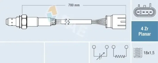Lambdasonde FAE 77690 Bild Lambdasonde FAE 77690