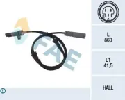 Sensor, Raddrehzahl Hinterachse FAE 78009