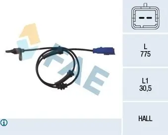 Sensor, Raddrehzahl FAE 78013 Bild Sensor, Raddrehzahl FAE 78013