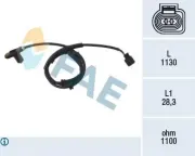 Sensor, Raddrehzahl Hinterachse FAE 78025