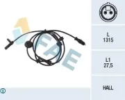 Sensor, Raddrehzahl Vorderachse rechts FAE 78030