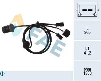 Sensor, Raddrehzahl FAE 78060