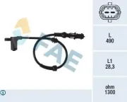 Sensor, Raddrehzahl FAE 78077