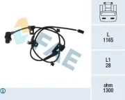 Sensor, Raddrehzahl Vorderachse rechts FAE 78078