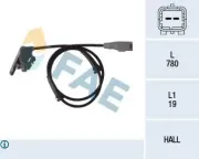 Sensor, Raddrehzahl Hinterachse FAE 78080