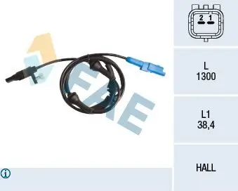 Sensor, Raddrehzahl FAE 78089