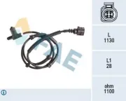 Sensor, Raddrehzahl Hinterachse links FAE 78174