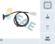 Sensor, Raddrehzahl Vorderachse FAE 78181