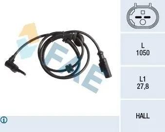 Sensor, Raddrehzahl FAE 78250 Bild Sensor, Raddrehzahl FAE 78250
