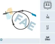 Sensor, Raddrehzahl FAE 78302