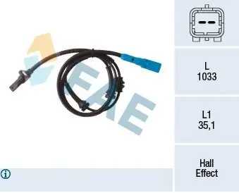Sensor, Raddrehzahl FAE 78313 Bild Sensor, Raddrehzahl FAE 78313
