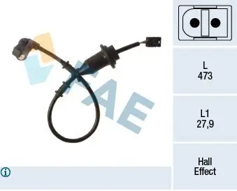 Sensor, Raddrehzahl FAE 78490