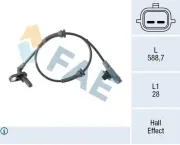 Sensor, Raddrehzahl FAE 78505