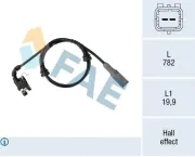 Sensor, Raddrehzahl Hinterachse FAE 78548