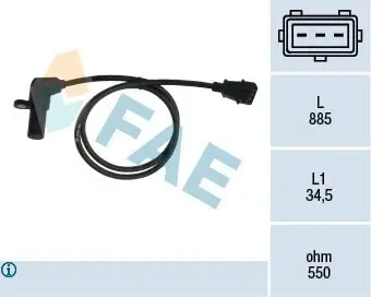 Impulsgeber, Kurbelwelle FAE 79078 Bild Impulsgeber, Kurbelwelle FAE 79078