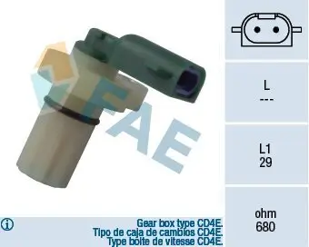 Impulsgeber, Kurbelwelle FAE 79087 Bild Impulsgeber, Kurbelwelle FAE 79087