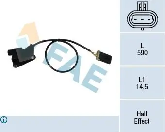 Sensor, Nockenwellenposition FAE 79137 Bild Sensor, Nockenwellenposition FAE 79137