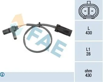 Impulsgeber, Kurbelwelle FAE 79190 Bild Impulsgeber, Kurbelwelle FAE 79190