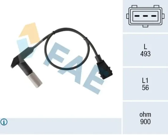 Impulsgeber, Kurbelwelle FAE 79208 Bild Impulsgeber, Kurbelwelle FAE 79208