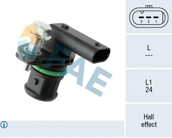 Sensor, Nockenwellenposition FAE 79272 Bild Sensor, Nockenwellenposition FAE 79272