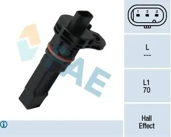 Drehzahlsensor, Automatikgetriebe FAE 79378 Bild Drehzahlsensor, Automatikgetriebe FAE 79378