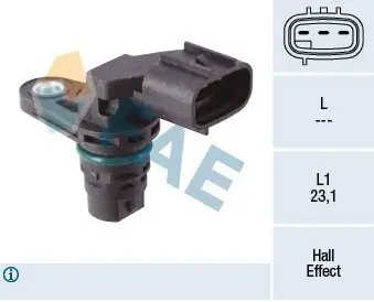 Sensor, Nockenwellenposition FAE 79449 Bild Sensor, Nockenwellenposition FAE 79449