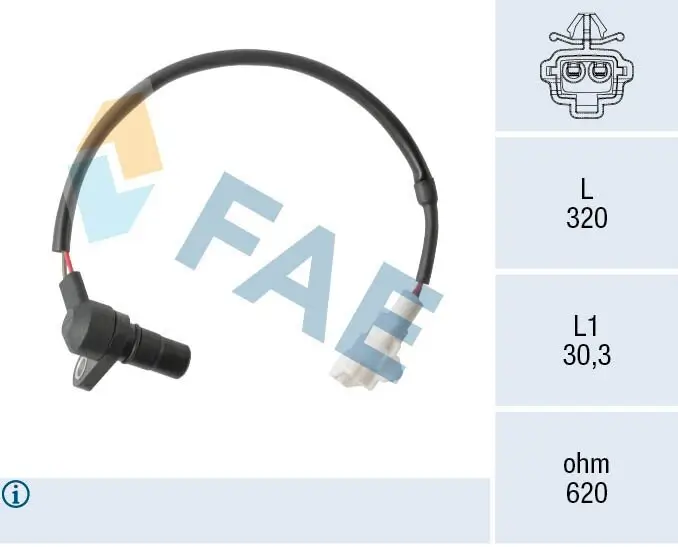 Sensor, Geschwindigkeit/Drehzahl FAE 79526