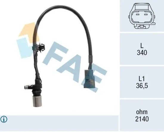 Impulsgeber, Kurbelwelle FAE 79534 Bild Impulsgeber, Kurbelwelle FAE 79534