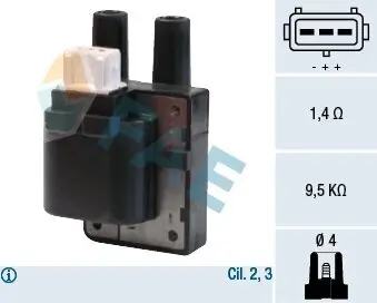 Zündspule FAE 80205 Bild Zündspule FAE 80205