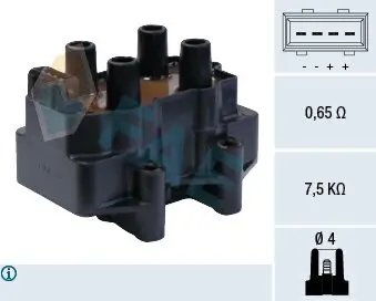 Zündspule FAE 80207 Bild Zündspule FAE 80207