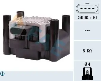 Zündspule FAE 80218 Bild Zündspule FAE 80218