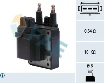 Zündspule für Zylinder 1 für Zylinder 4 FAE 80220