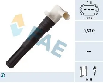 Zündspule FAE 80266 Bild Zündspule FAE 80266