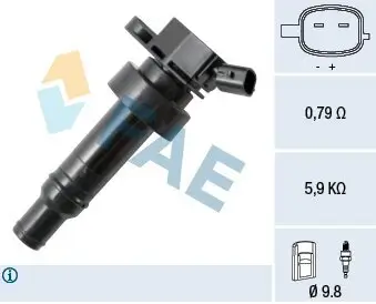 Zündspule FAE 80335 Bild Zündspule FAE 80335