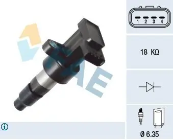 Zündspule FAE 80421 Bild Zündspule FAE 80421
