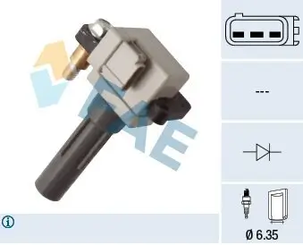Zündspule FAE 80456 Bild Zündspule FAE 80456