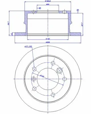 Bremsscheibe Hinterachse CAR 142.429 Bild Bremsscheibe Hinterachse CAR 142.429