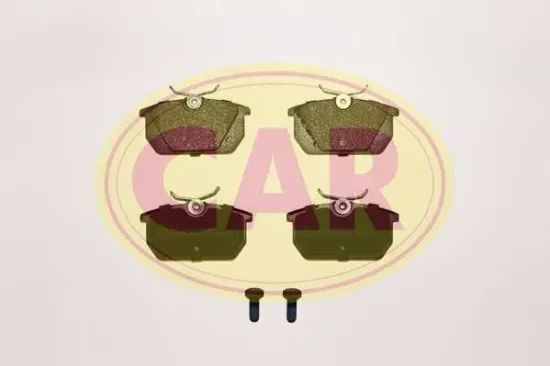 Bremsbelagsatz, Scheibenbremse Hinterachse CAR PNT101 Bild Bremsbelagsatz, Scheibenbremse Hinterachse CAR PNT101