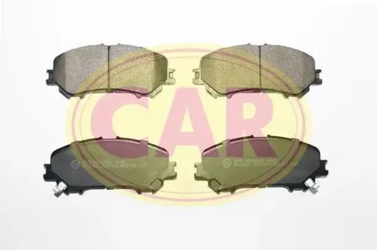 Bremsbelagsatz, Scheibenbremse Vorderachse CAR PNT1512 Bild Bremsbelagsatz, Scheibenbremse Vorderachse CAR PNT1512