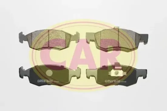 Bremsbelagsatz, Scheibenbremse Vorderachse CAR PNT4561 Bild Bremsbelagsatz, Scheibenbremse Vorderachse CAR PNT4561