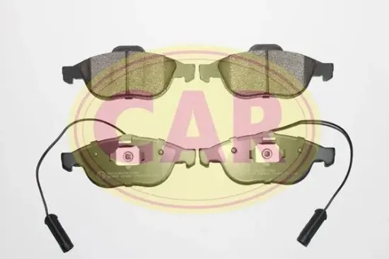 Bremsbelagsatz, Scheibenbremse Vorderachse CAR PNT466 Bild Bremsbelagsatz, Scheibenbremse Vorderachse CAR PNT466